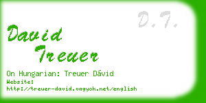 david treuer business card